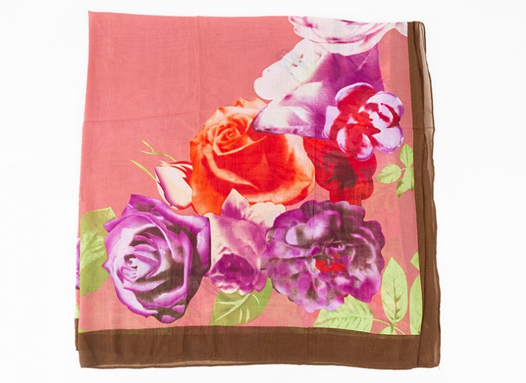 روسری گلدار