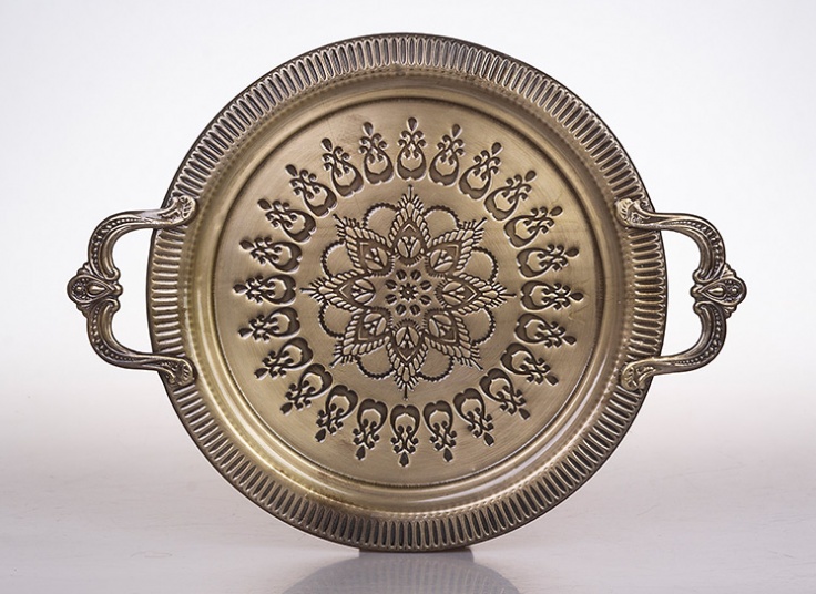 سینی فلزی طرح برجسته