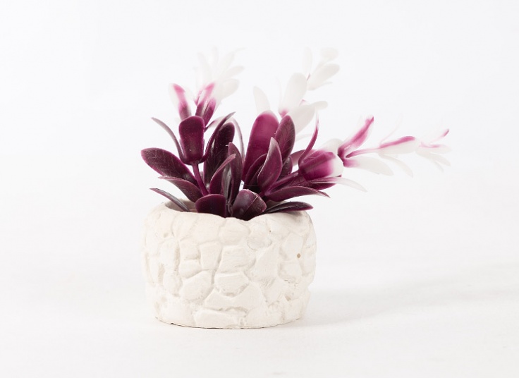 گلدان تزئینی طرح سنگی