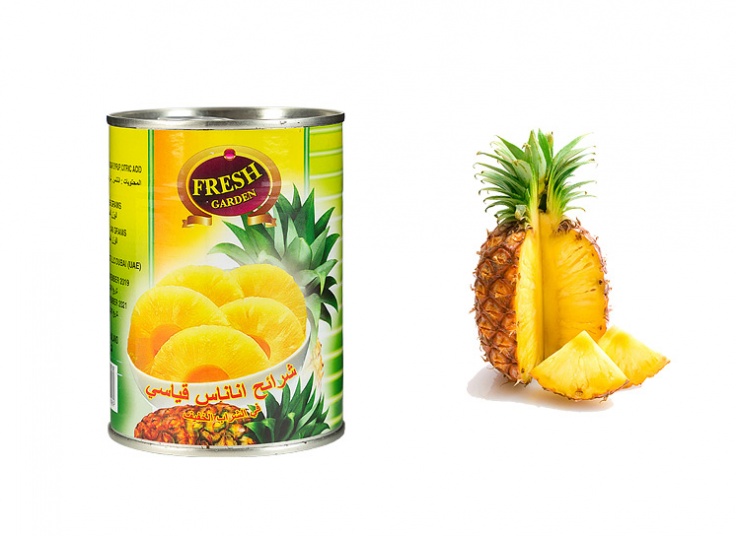 کمپوت آناناس حلقه ای