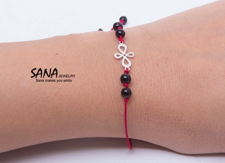 دستبند نقره جواهرسازی SANA