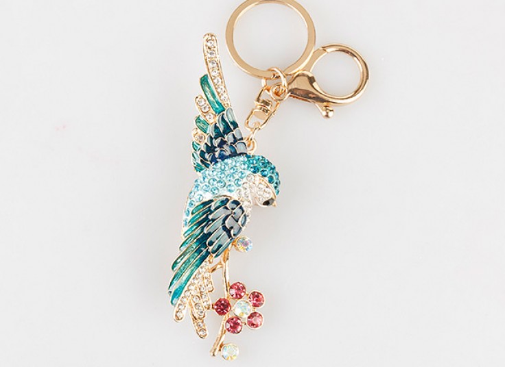 آویز کلید کریستالی Bird
