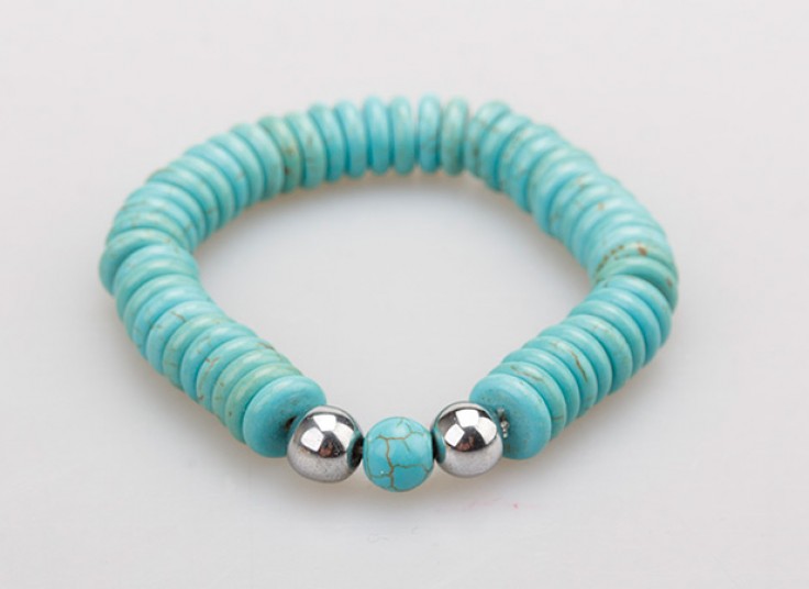 دستبند سنگی طرح فیروزه