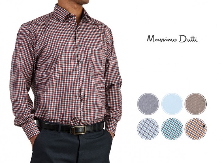 پیراهن مردانه طرح Massimo Dutti