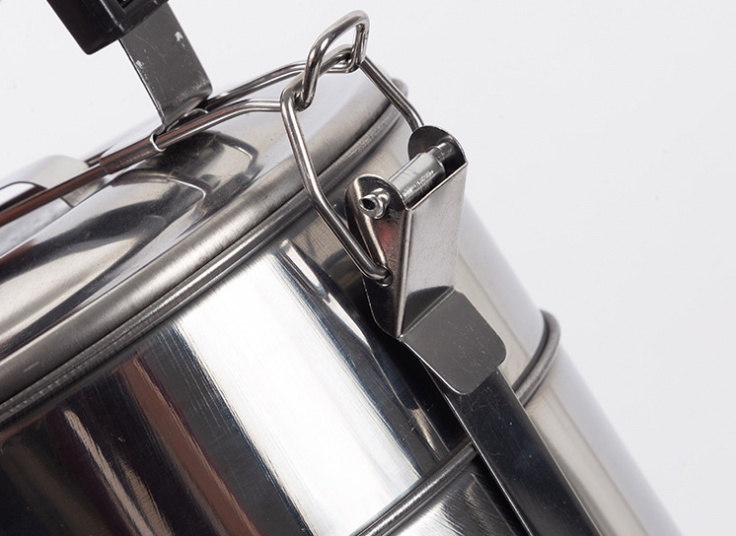 ظرف غذا استیل 2 طبقه HANDLE POT