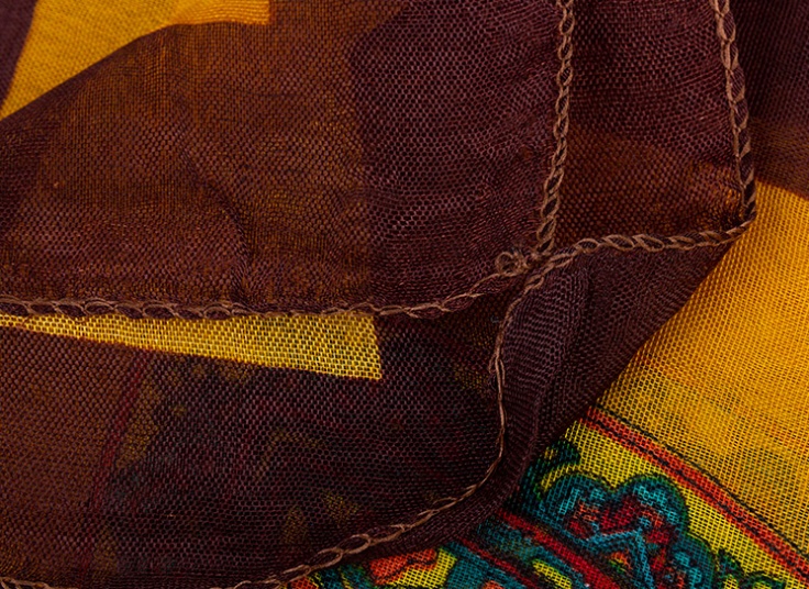 روسری نخی طرحدار