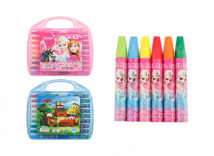 پاستل روغنی 18 رنگ