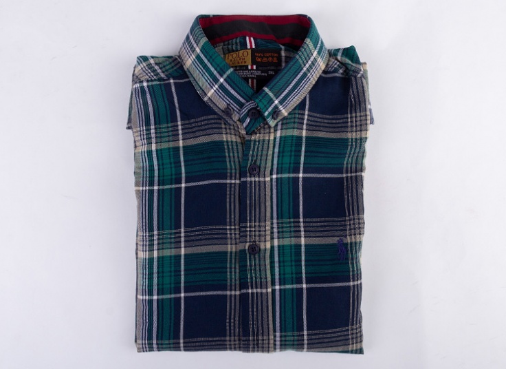 پیراهن مردانه چهارخانه POLO