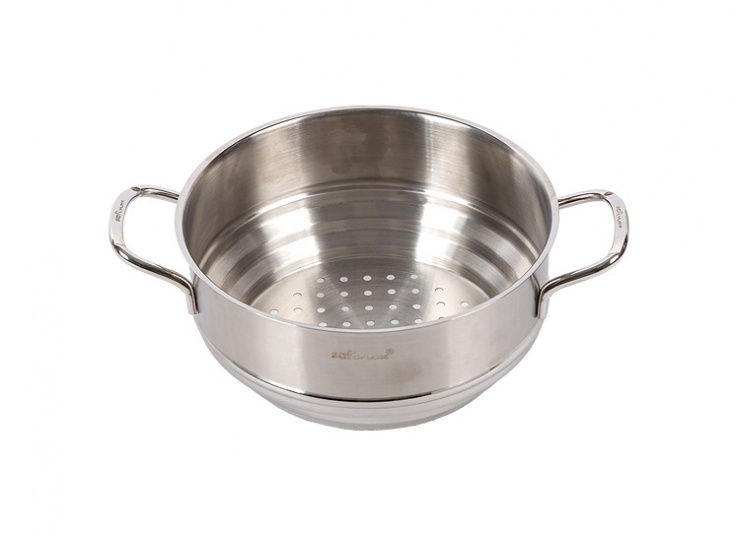 آبکش استیل دسته‌دار safinox