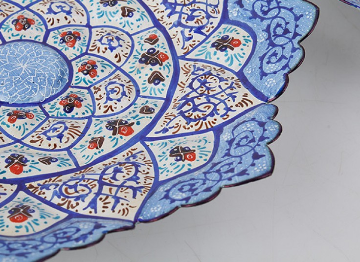 بشقاب میناکاری جدید