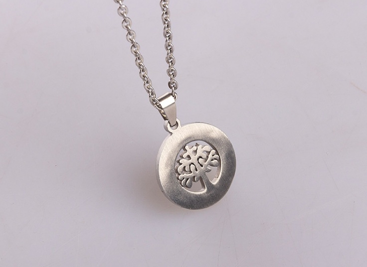 گردنبند نگین دار زنانه Steel