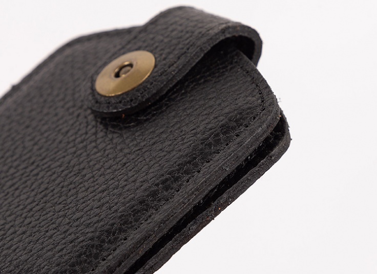 آینه آرایشی جیبی مدل چرم