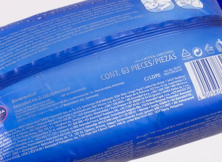 دستمال مرطوب کودک Nivea