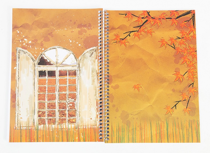 دفتر سیمی طرحدار