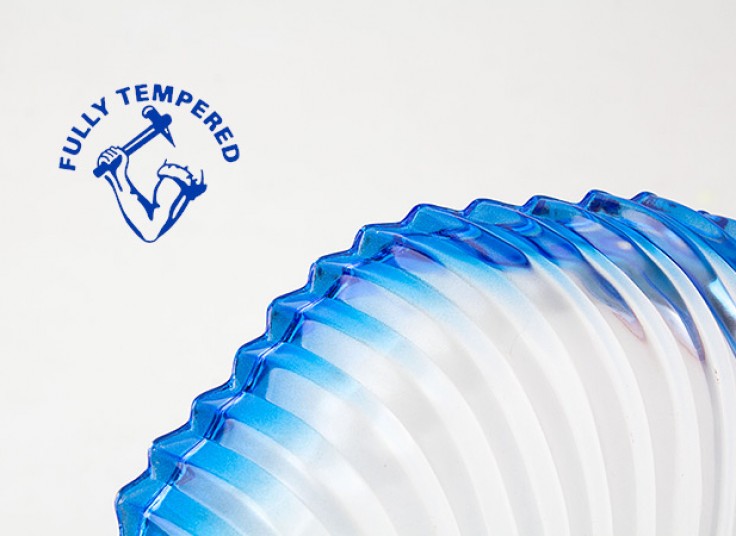 بشقاب طرح برگ FULLY TEMPERED