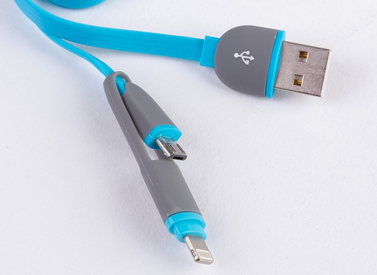 کابل دو سر آیفون و اندروید