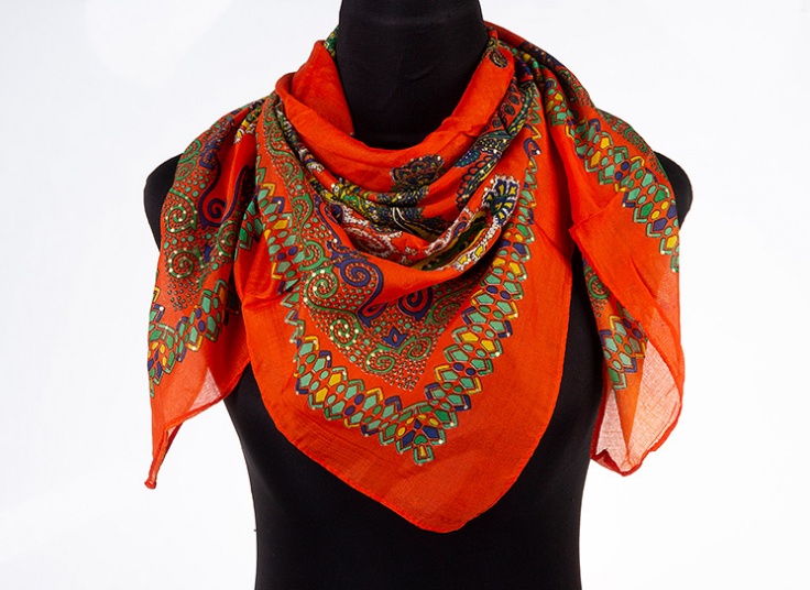 روسری نخی بته جقه Golden dot