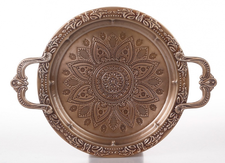 سینی فلزی طرح برجسته