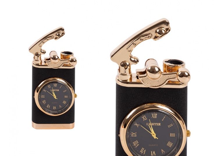 فندک ساعت‌دار هندلی Lighter