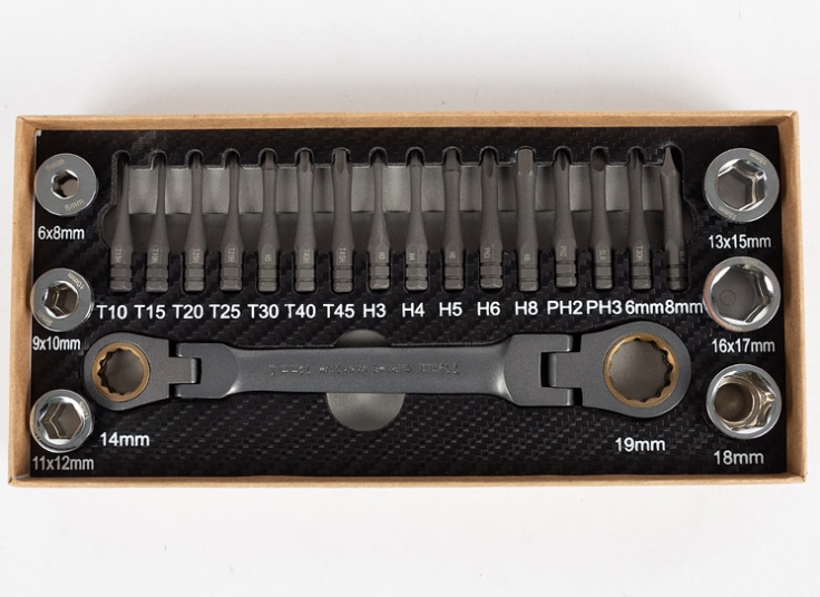 ست آچار رینگی جغجغه ای CurCKuad