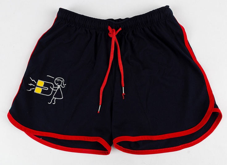 شلوارک نخی ساده