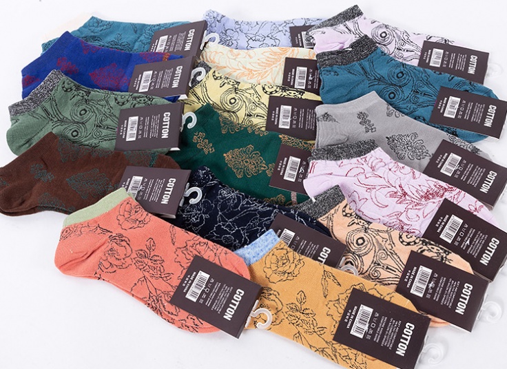 جوراب مچی طرحدار زنانه