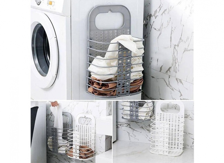 سبد لباس تاشو دیواری