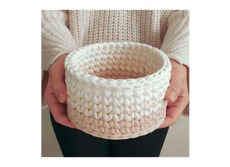 ورکشاپ بافت سبد های تریکو در موسسه هنر ماندگار پارسی