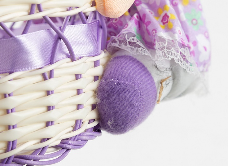 سبد حصیری عروسکی