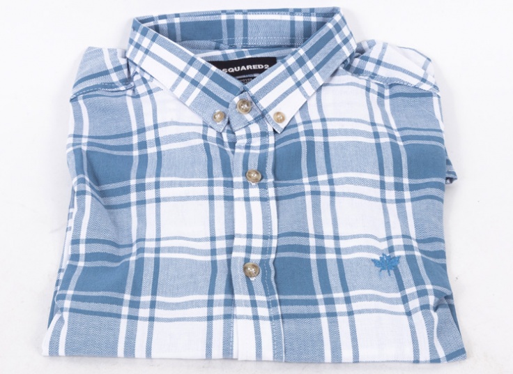 پیراهن چهارخانه مردانه DSQUARED2