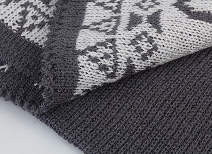 شال بافت زمستانی Geometric