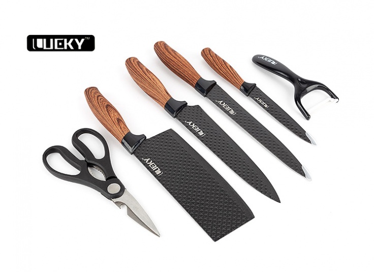 ست چاقو آشپزخانه 6 تکه Lucky