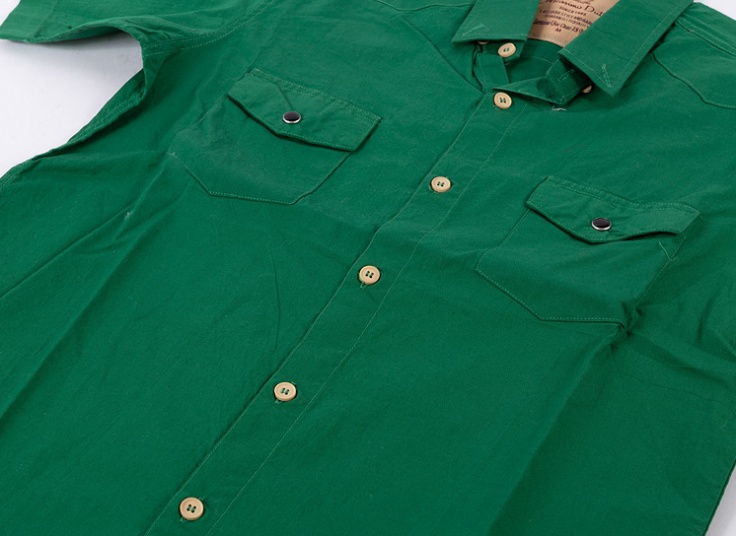 پیراهن مردانه آستین کوتاه طرح Massimo Dutti