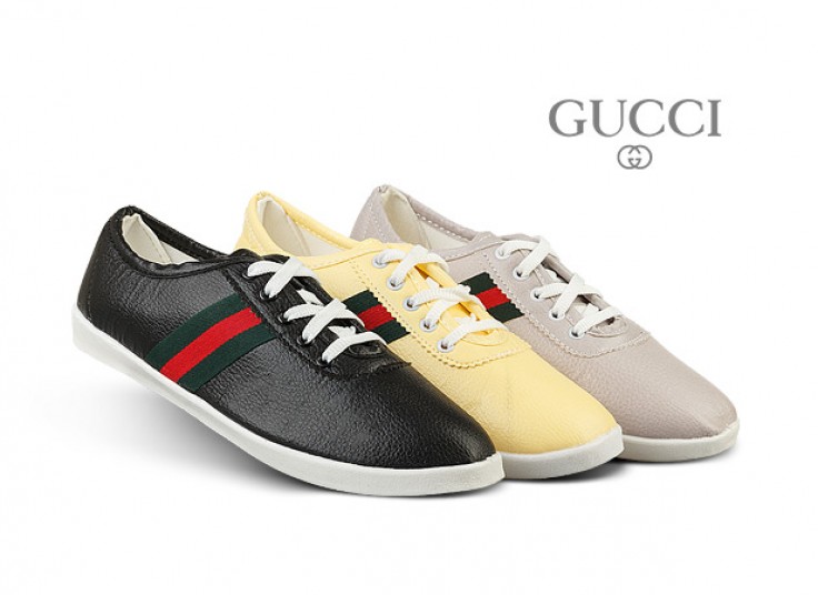 کفش اسنیکرز زنانه طرح GUCCI