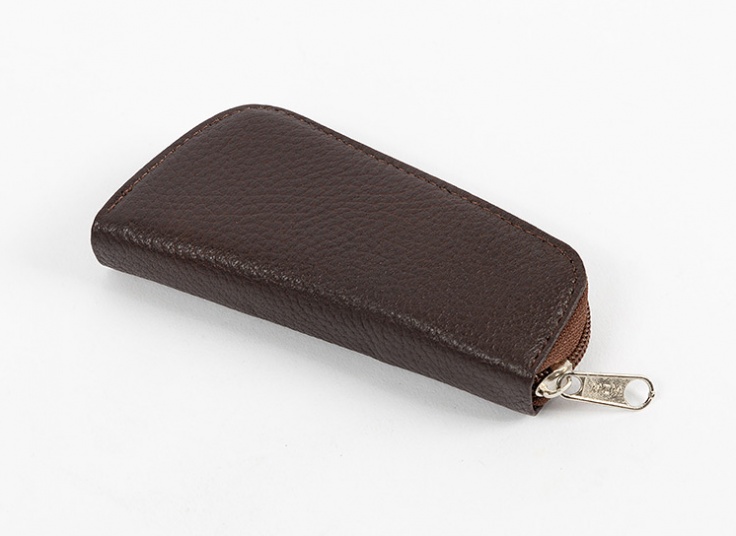 جا کلیدی چرمی زیپ دار