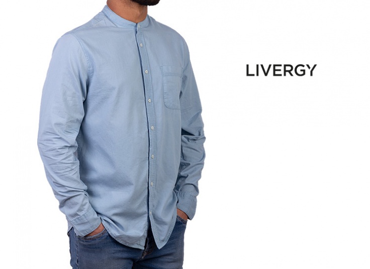 پیراهن مردانه یقه دیپلمات LIVERGY
