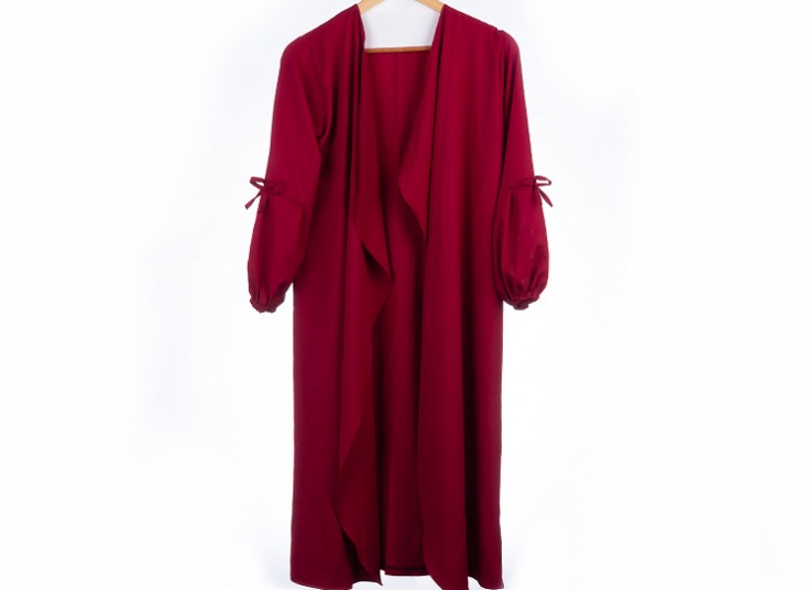 مانتو کرپ زنانه Plain