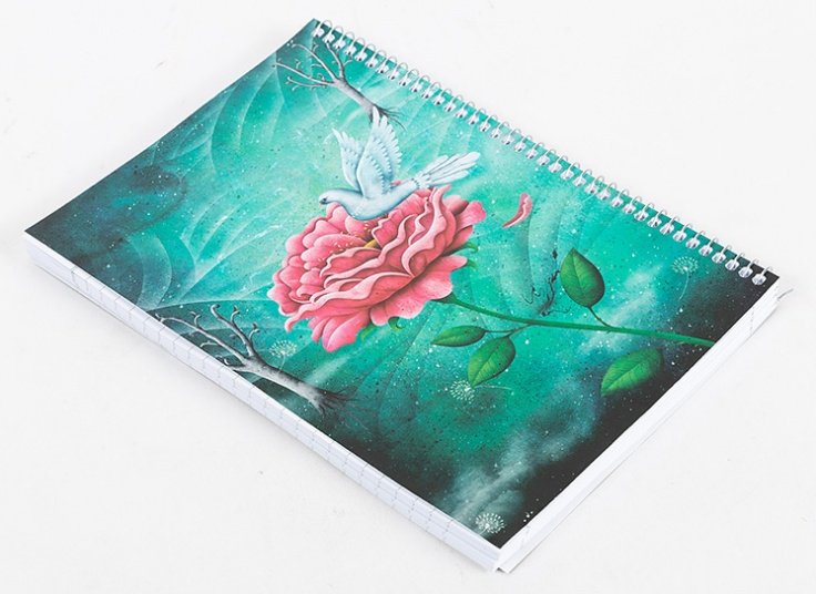 دفتر سیمی طرحدار