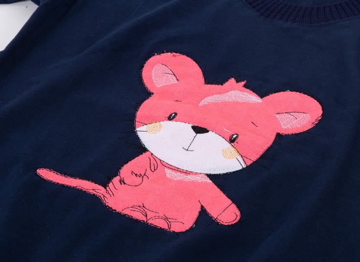 بلوز آستین بلند تکه دوزی