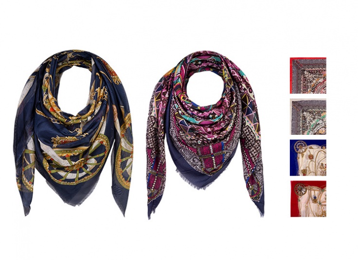 دو مدل روسری قواره دار