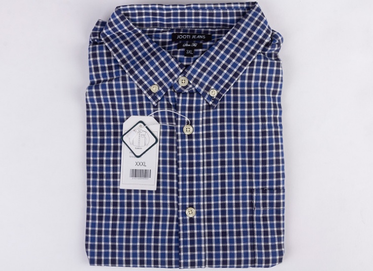 پیراهن چهارخانه مردانه Jooti jeans