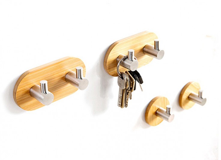 آویز دیواری بامبو و استیل