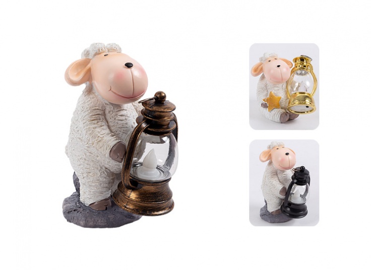 مجسمه گوسفند فانوس دار