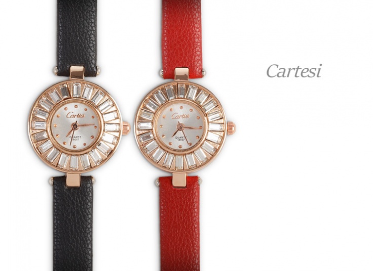 ساعت مچی نگین دار Cartisi