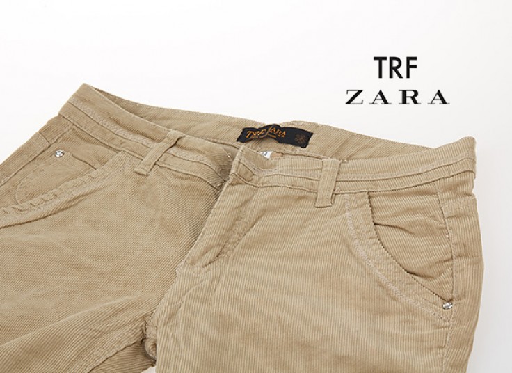 شلوار مخمل کبریتی زنانه ZARA