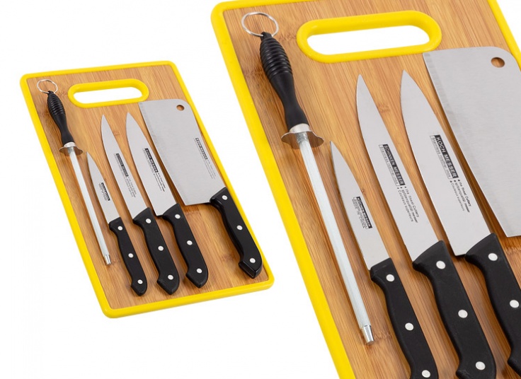 ست 6 عددی چاقو و تخته گوشت KOCHMESSER