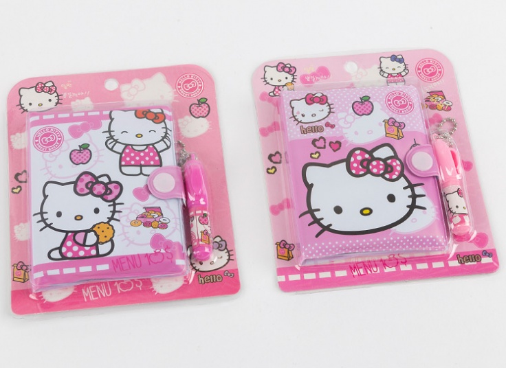 پکیج دفترچه و خودکار کارتونی