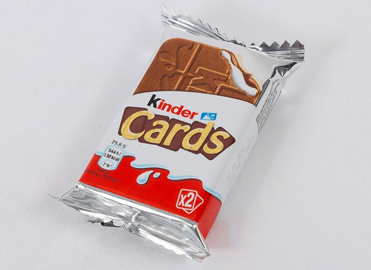 بیسکوییت شکلاتی Kinder Cards