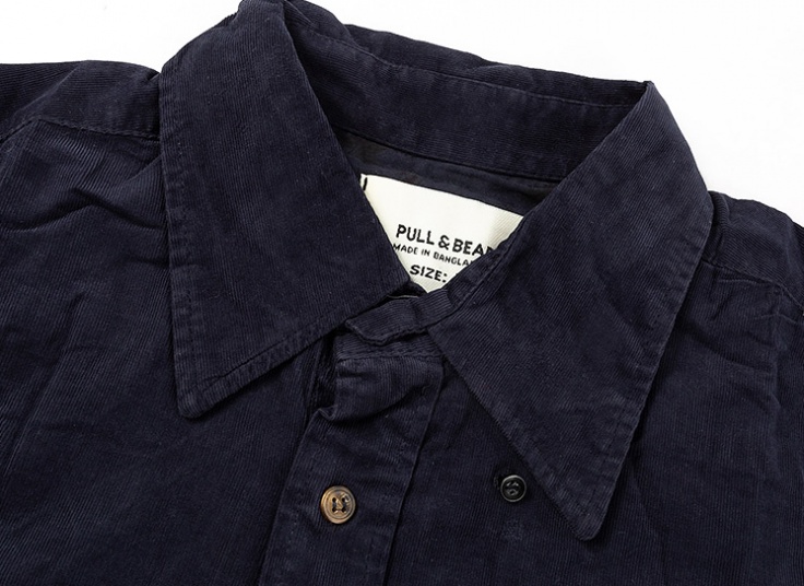 پیراهن مخمل مردانه Pull & Bear