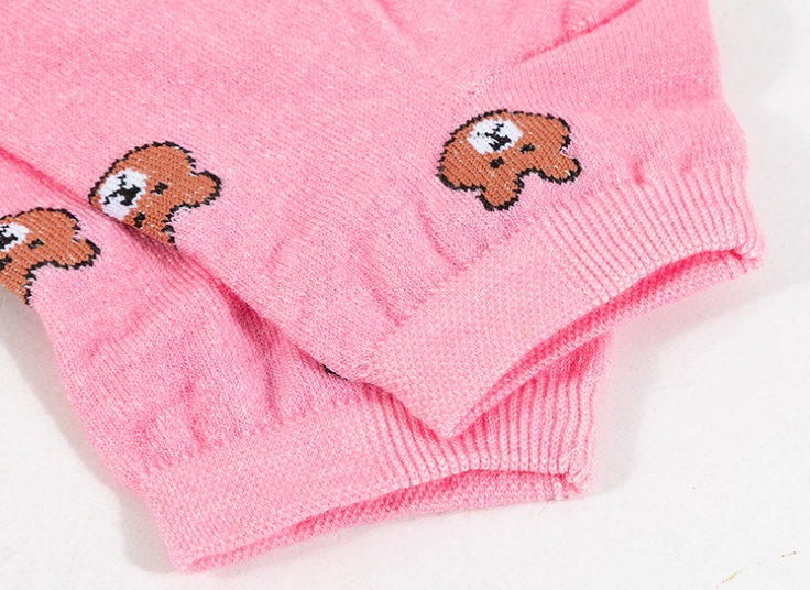 جوراب مچی زنانه Ahoora طرح Teddy